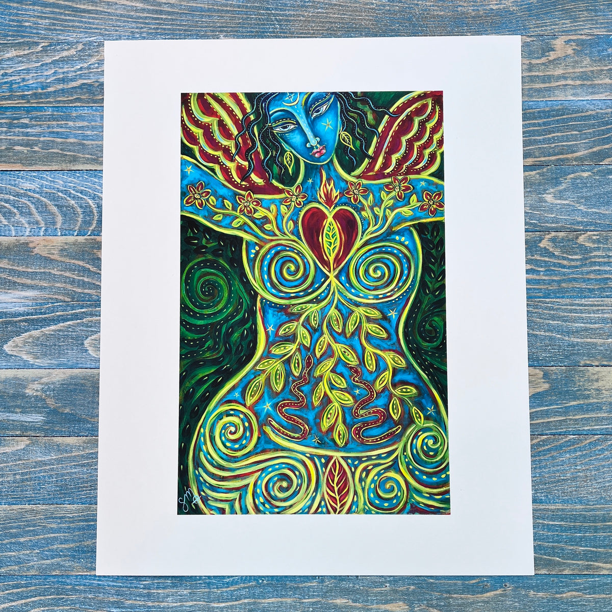 Blooming Goddess Art Print