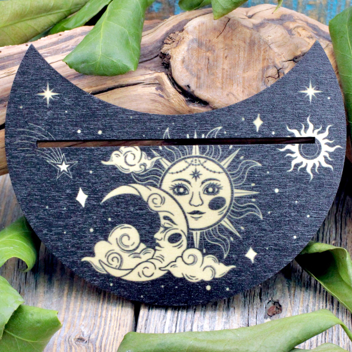 Sun and Moon Tarot Card Holder