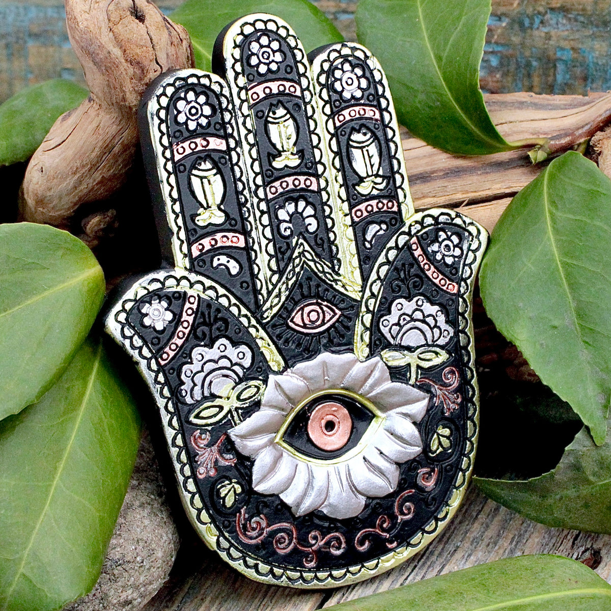 Hamsa Hand Incense Holder