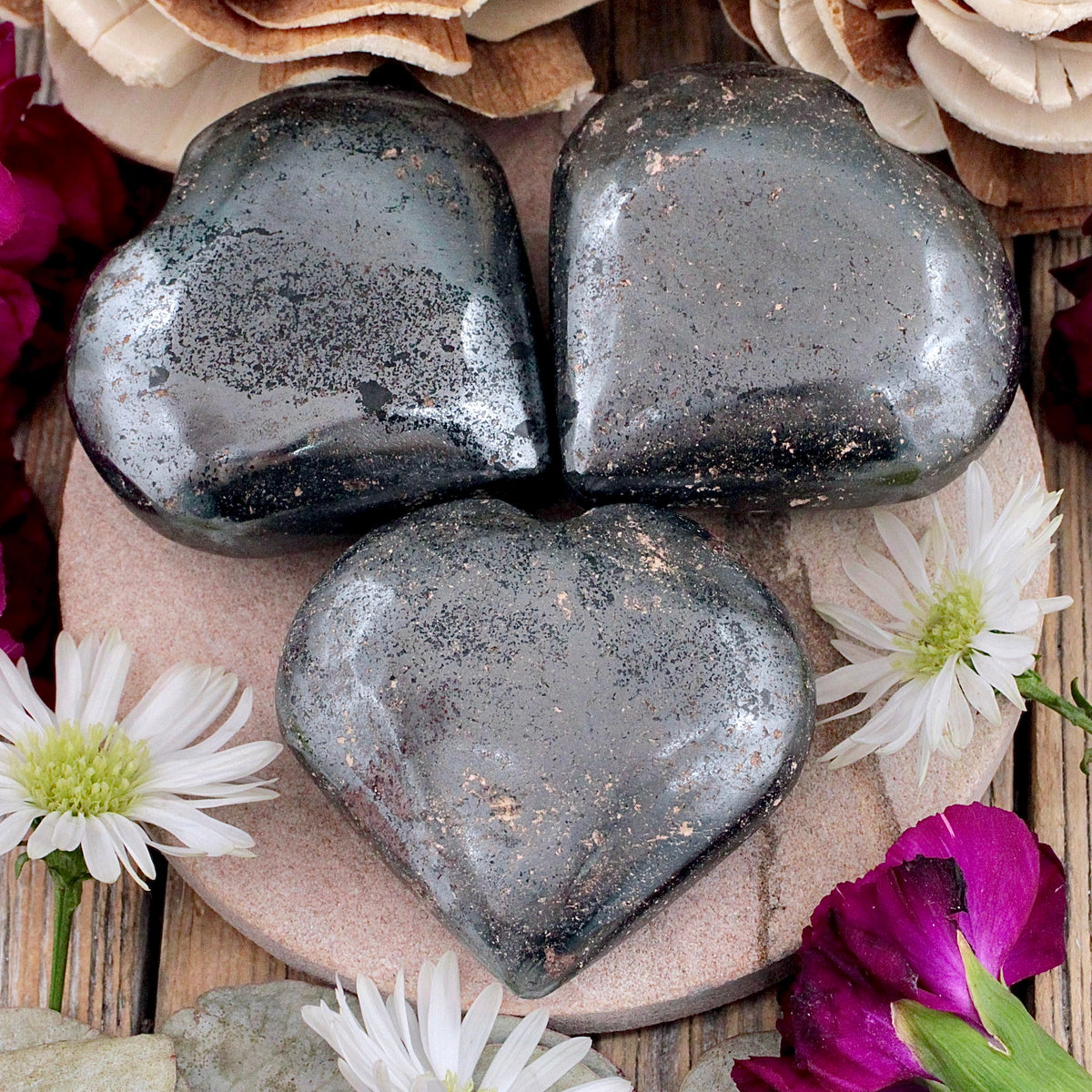 Hematite Heart