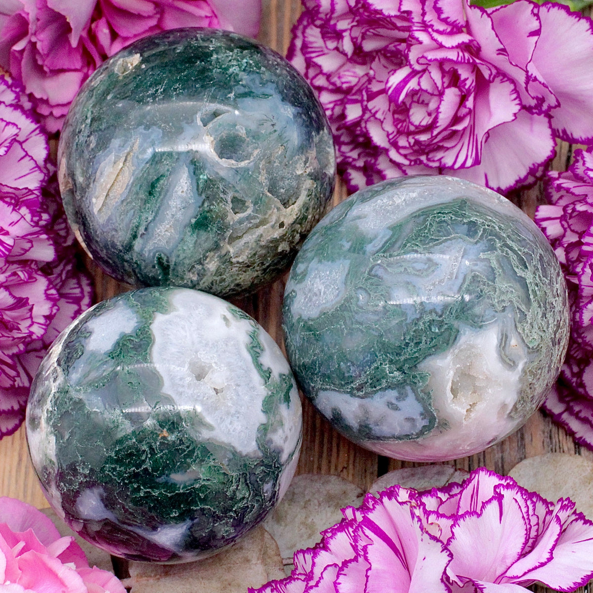 Moss Agate Sphere
