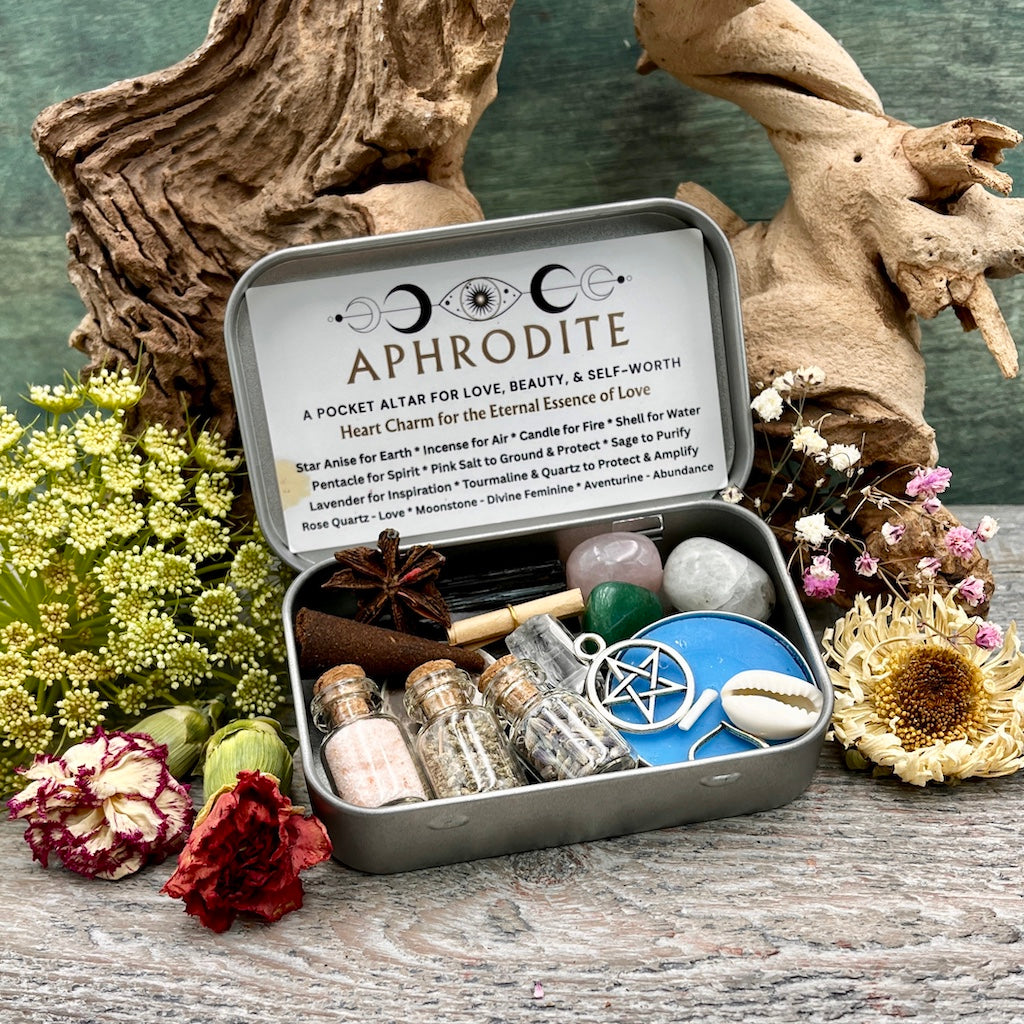 Aphrodite Pocket Altar Tin