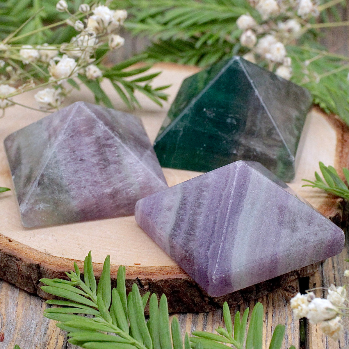 Fluorite Mini Pyramid