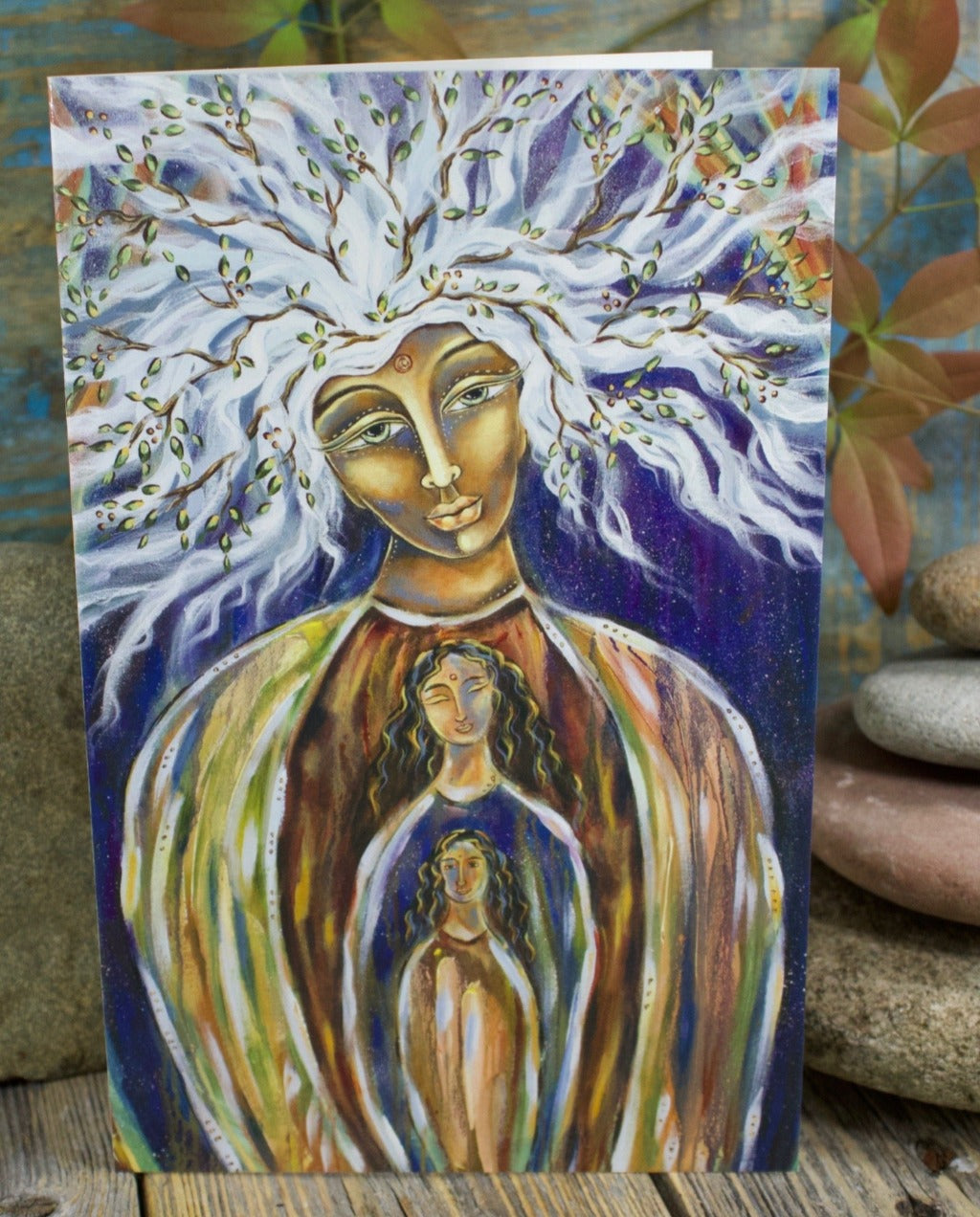 Becoming Myself - Blank Greeting Card