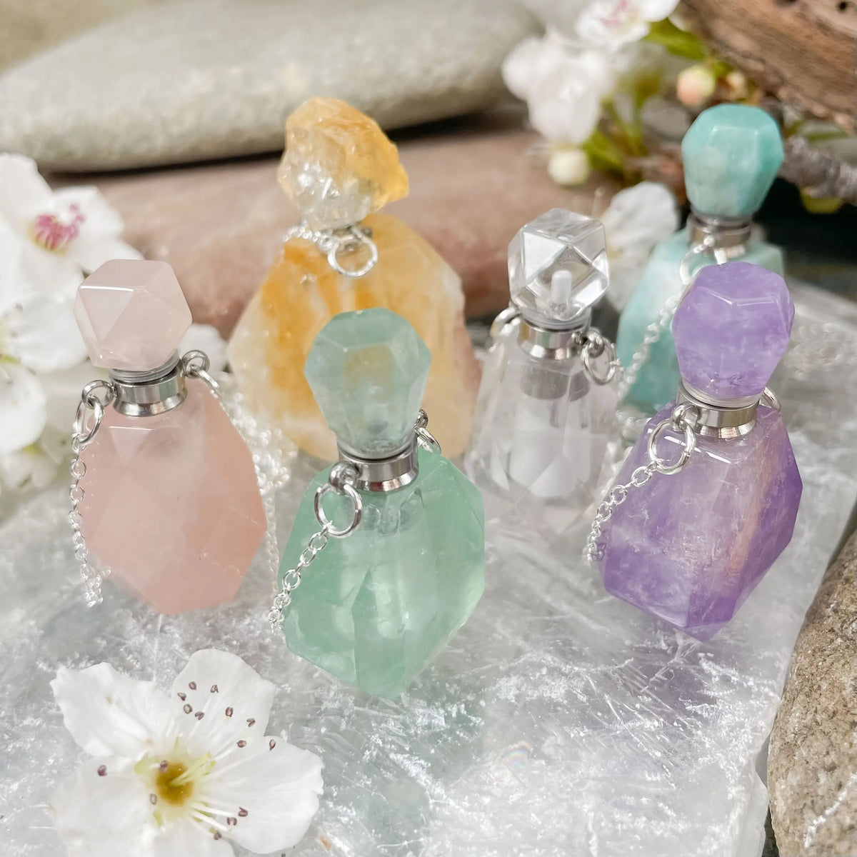 Crystal Vial Necklace