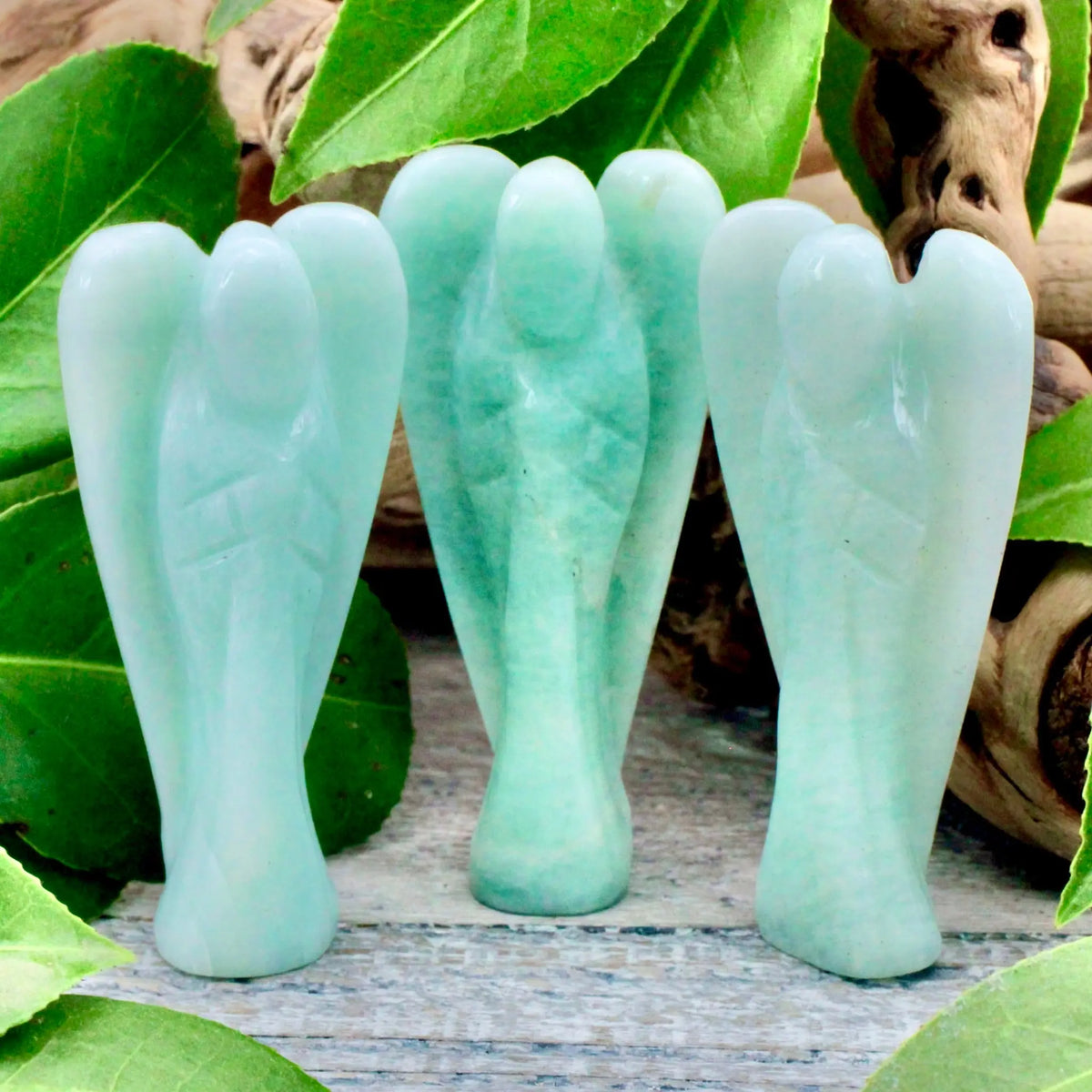 Amazonite Angel Carving -3"