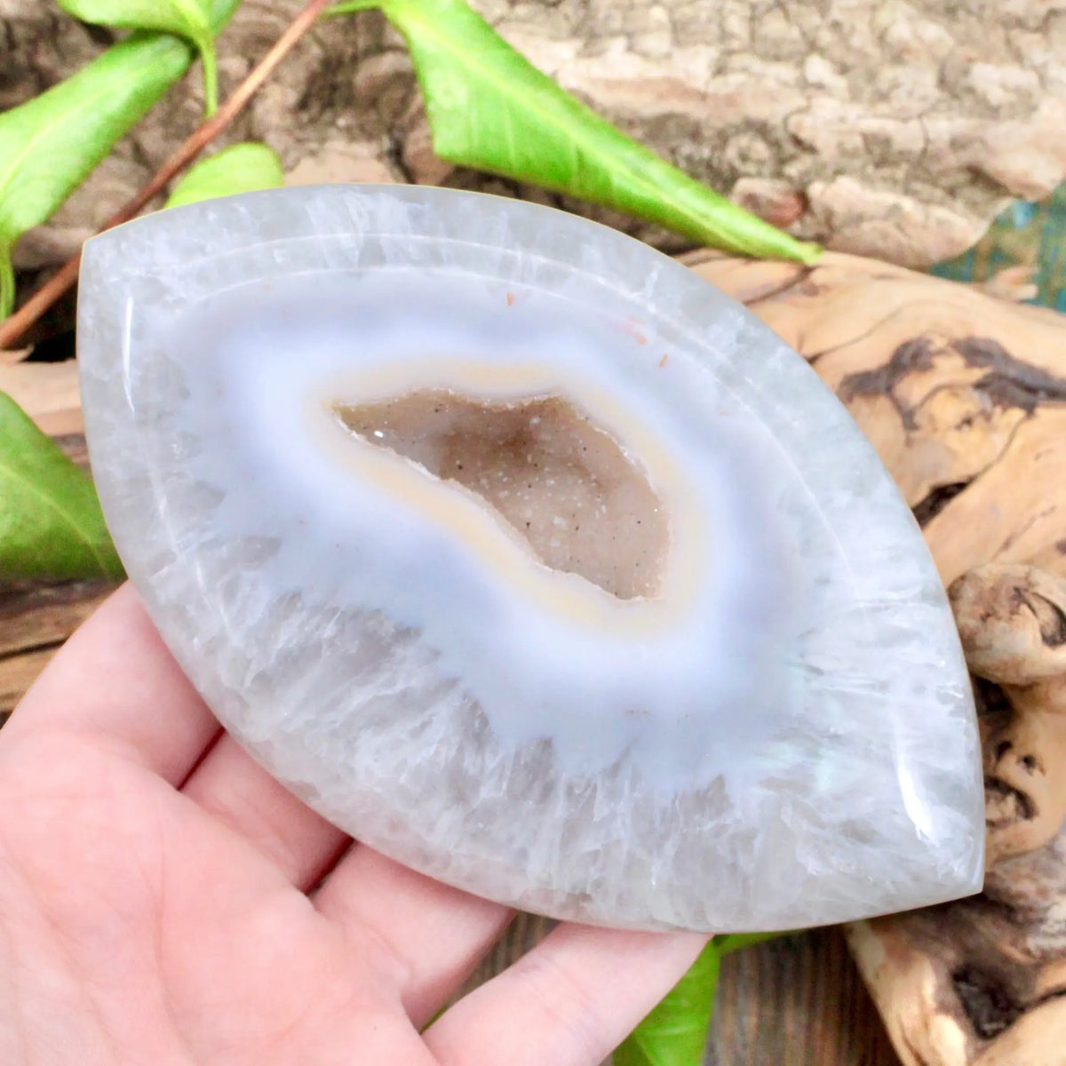 Agate Druzy Eye