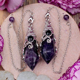 Fancy Amethyst Pendulum