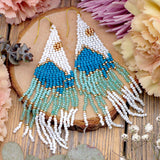 Beaded Fringe Earrings