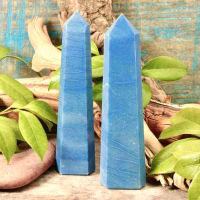 Blue Quartz Tower - Medium