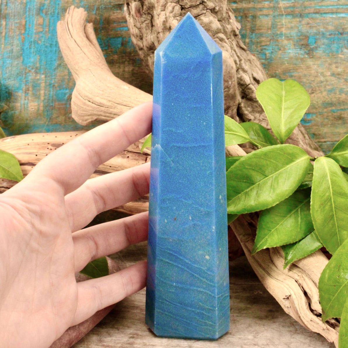 Blue Quartz Tower - Medium