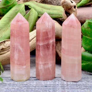 Pink Calcite towers