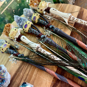 photo of crystal wands