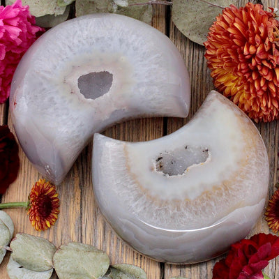 Druzy Agate Moon C