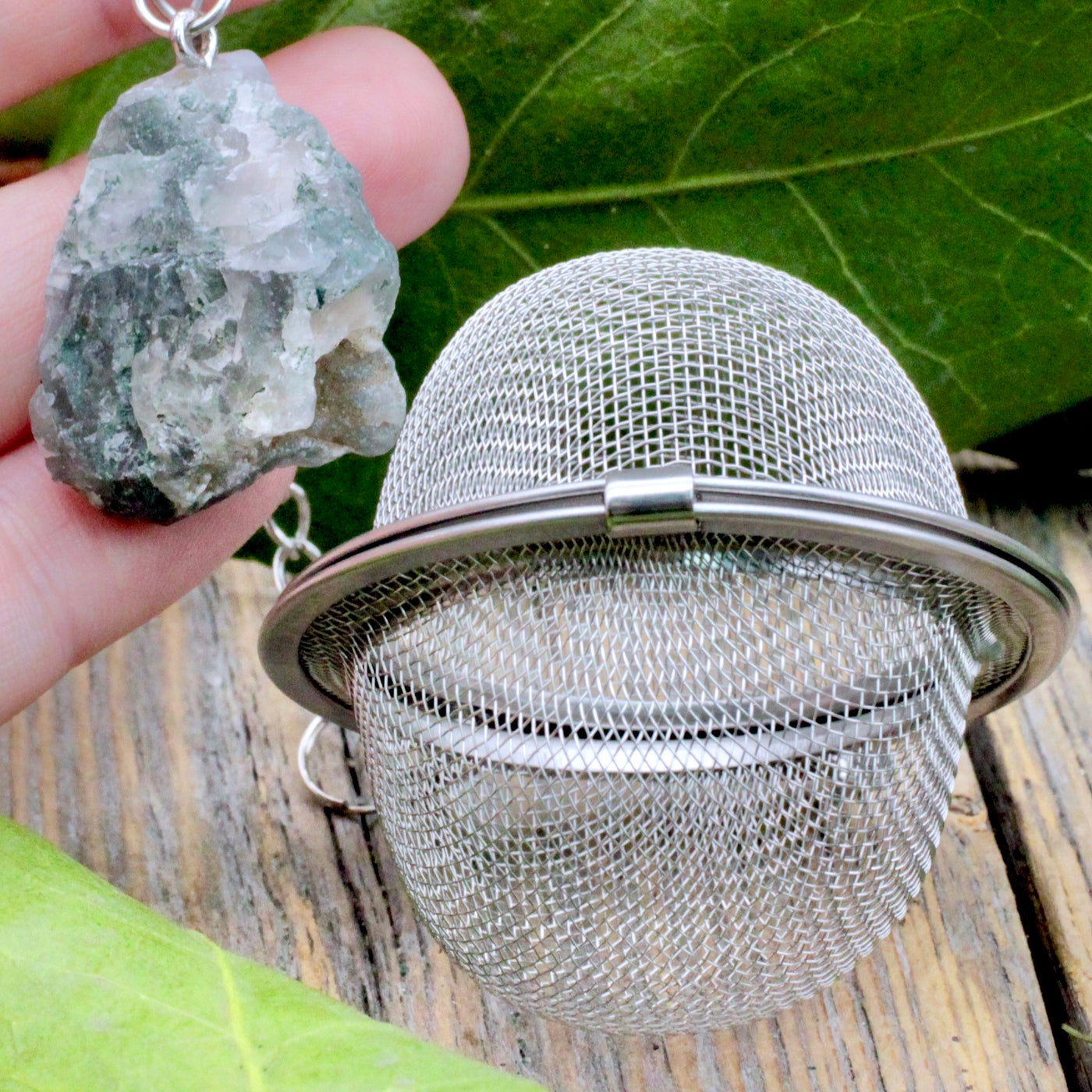 Moss Agate Tea Steeper