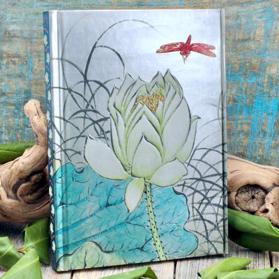 Water Lily Lined Journal