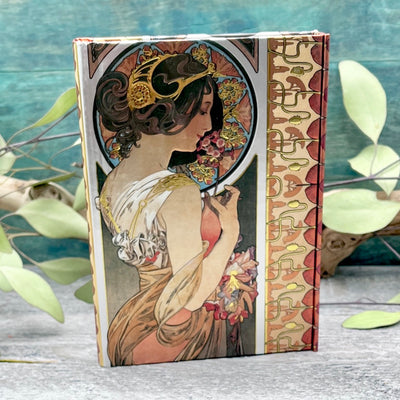 Art Nouveau Woman Lined Journal - Small