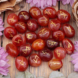 Carnelian Runes Set