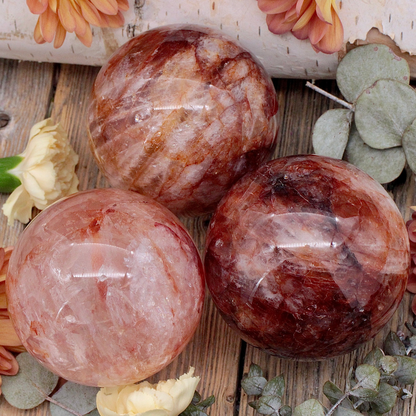 Hematoid Quartz Sphere