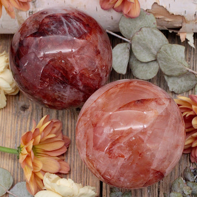 Hematoid Quartz Sphere