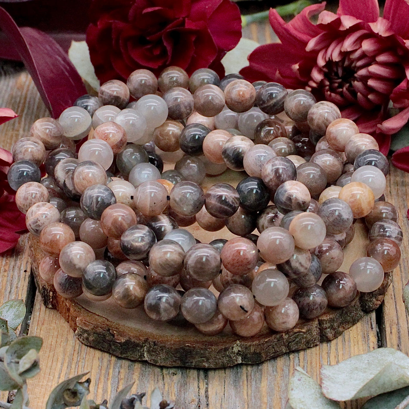 Mixed Moonstone Bracelet - 8mm