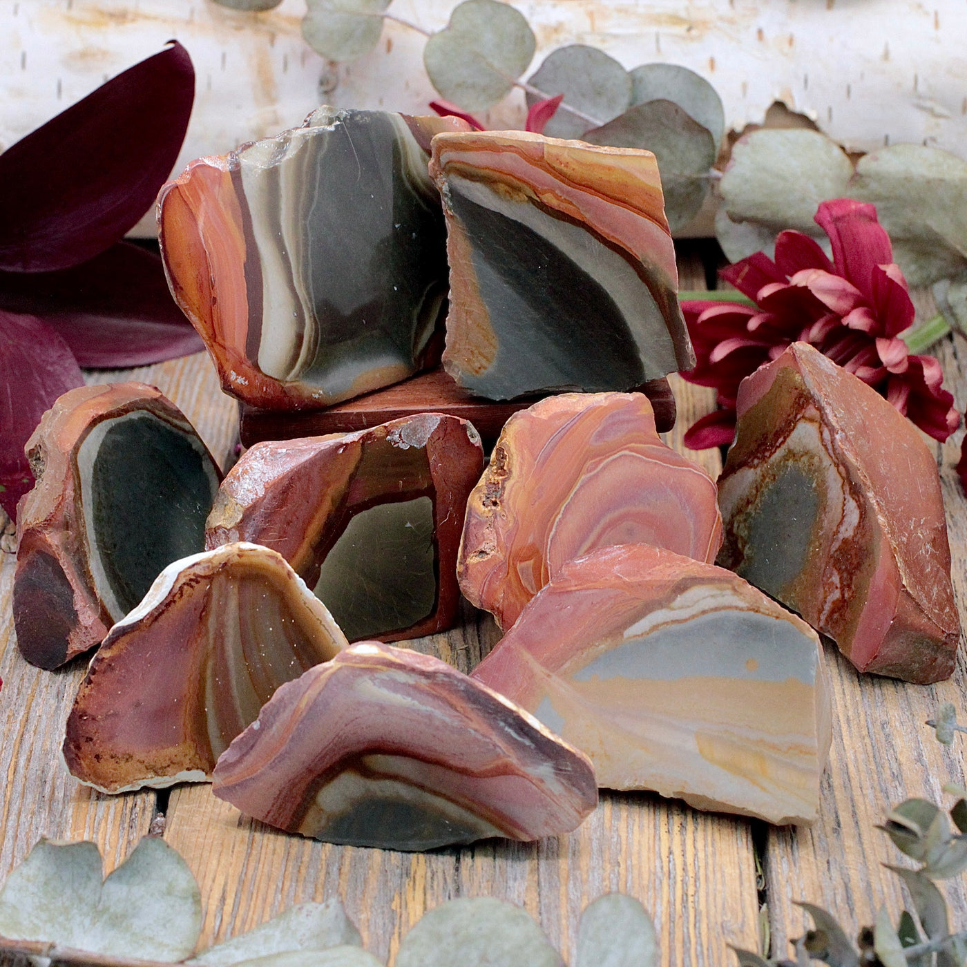 Polychrome Jasper Half Polish
