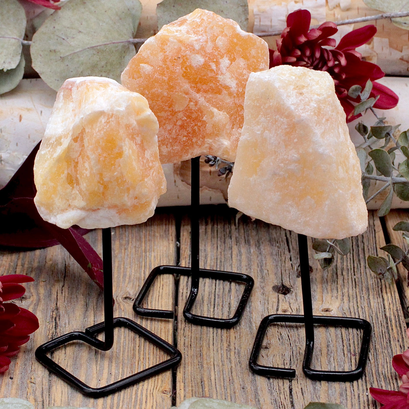 Orange Calcite Mini Pin