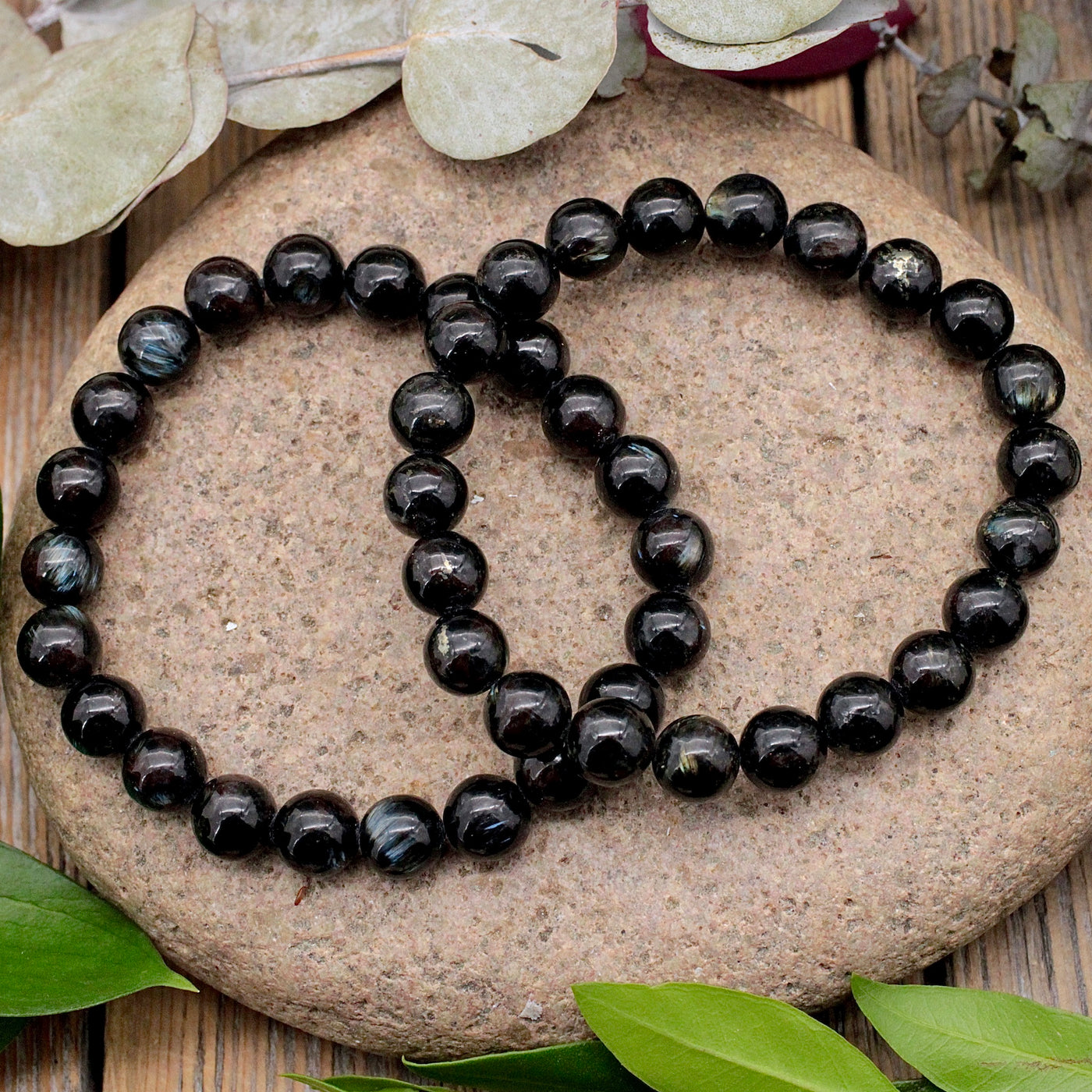Arfvedsonite Bracelet - 8mm