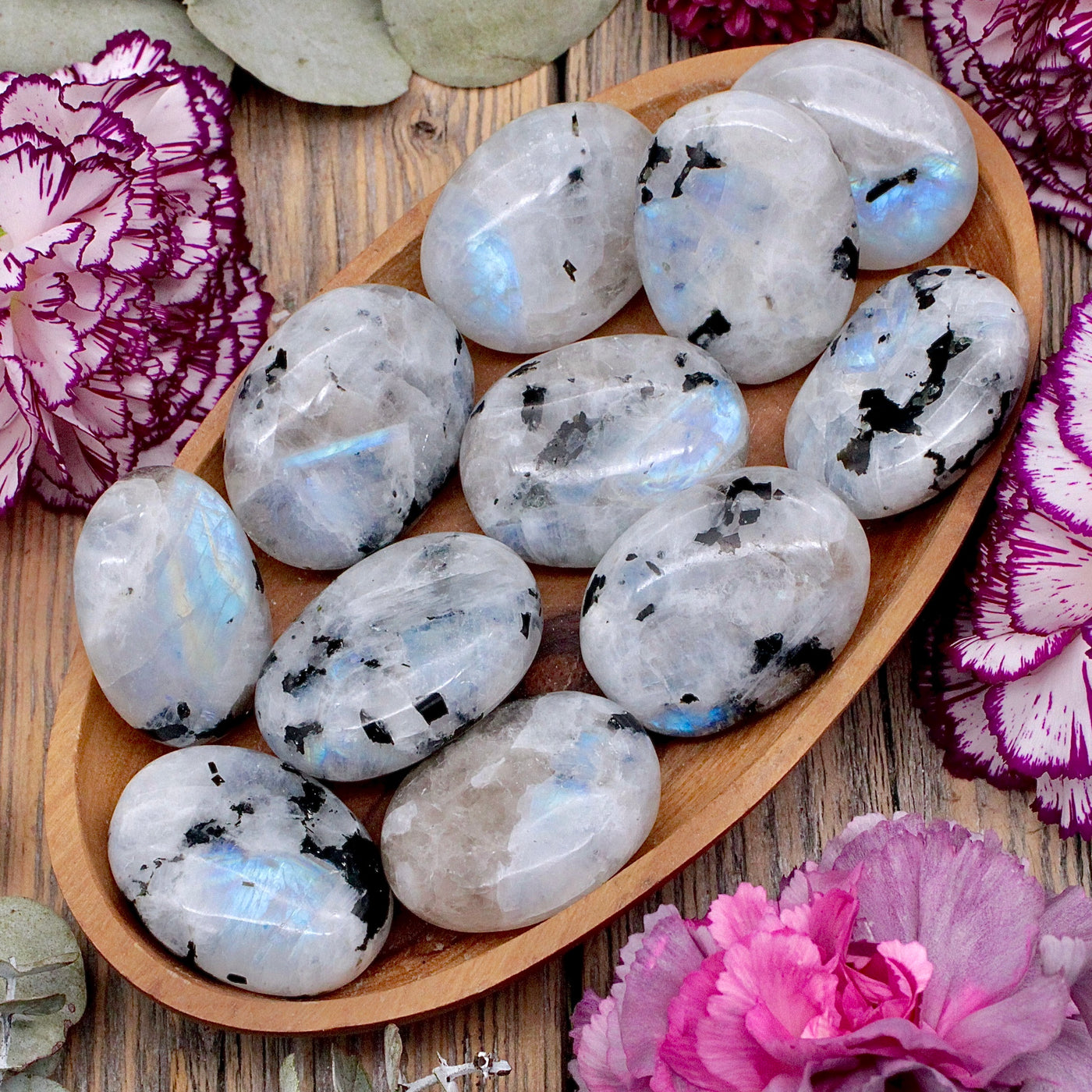 Rainbow Moonstone Pocket Stone