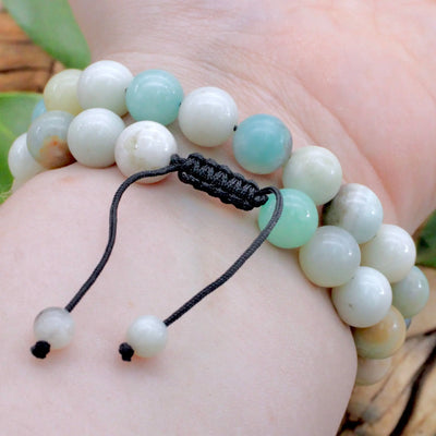 Amazonite Adjustable Bracelet - 10mm