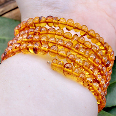 Amber Wrap Bracelet