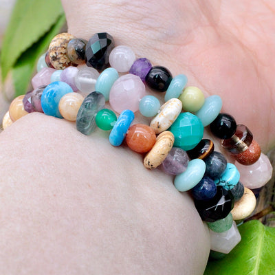 Sacred Stone Mixed Bead Bracelet Medium