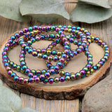 Rainbow Hematite Child's Bracelet - 4mm