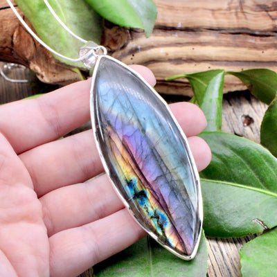 Labradorite Pendant - Sterling Silver