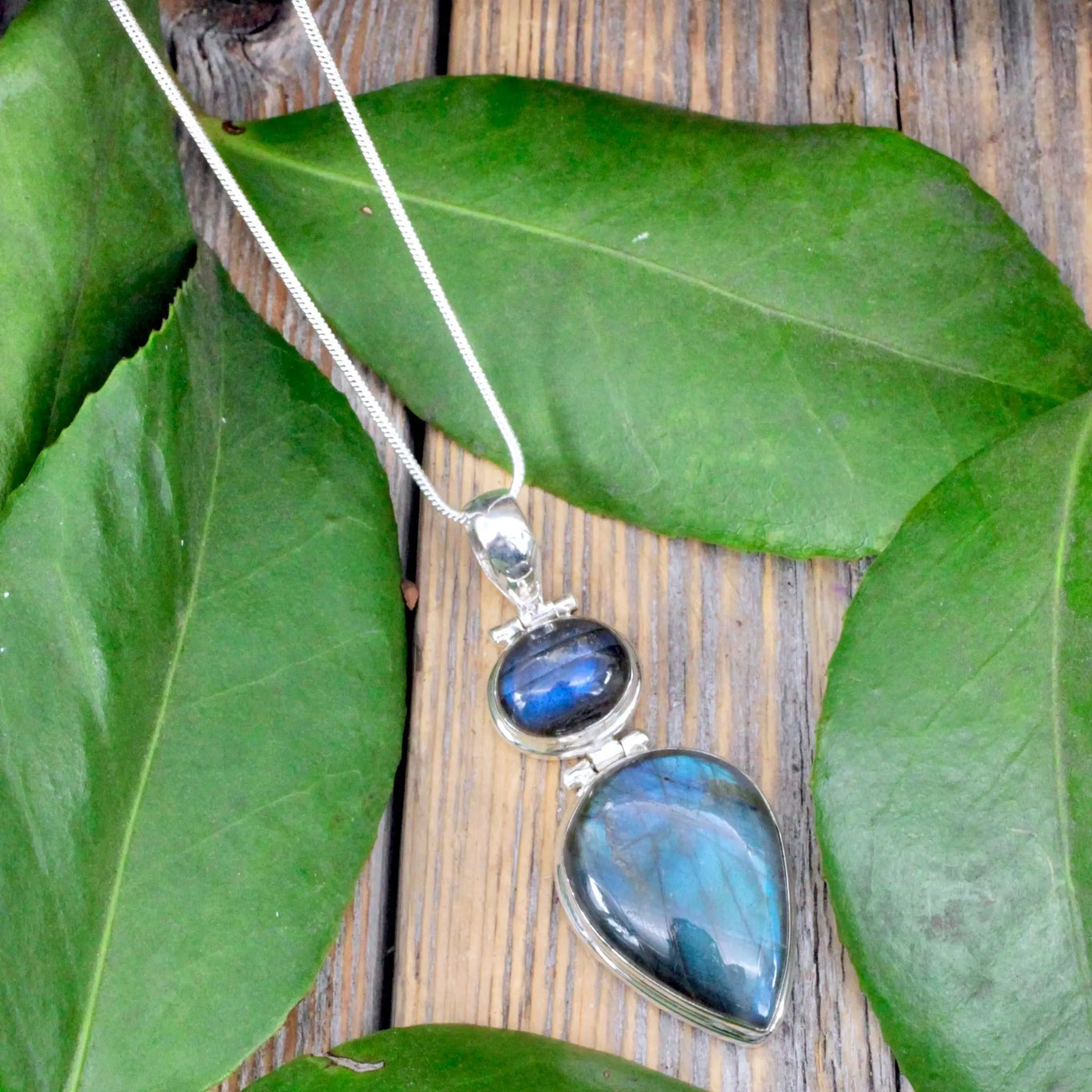 Labradorite Pendant - Sterling Silver