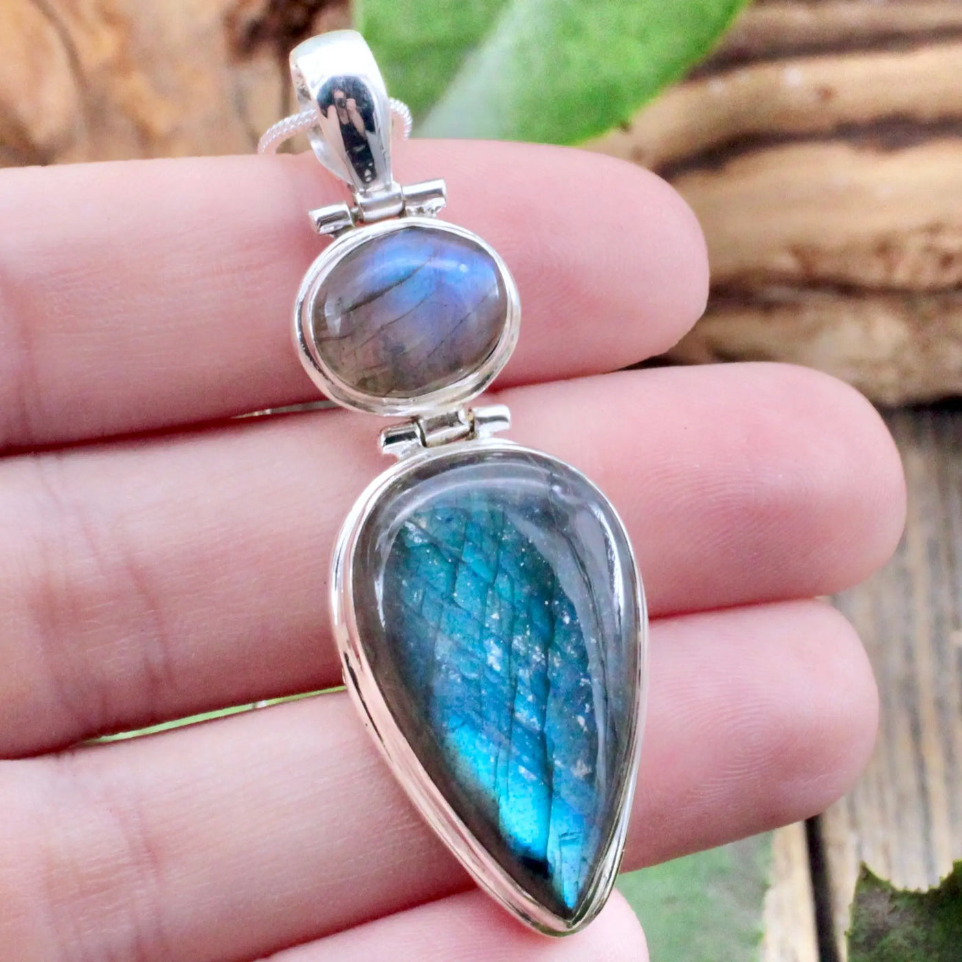 Labradorite Pendant - Sterling Silver