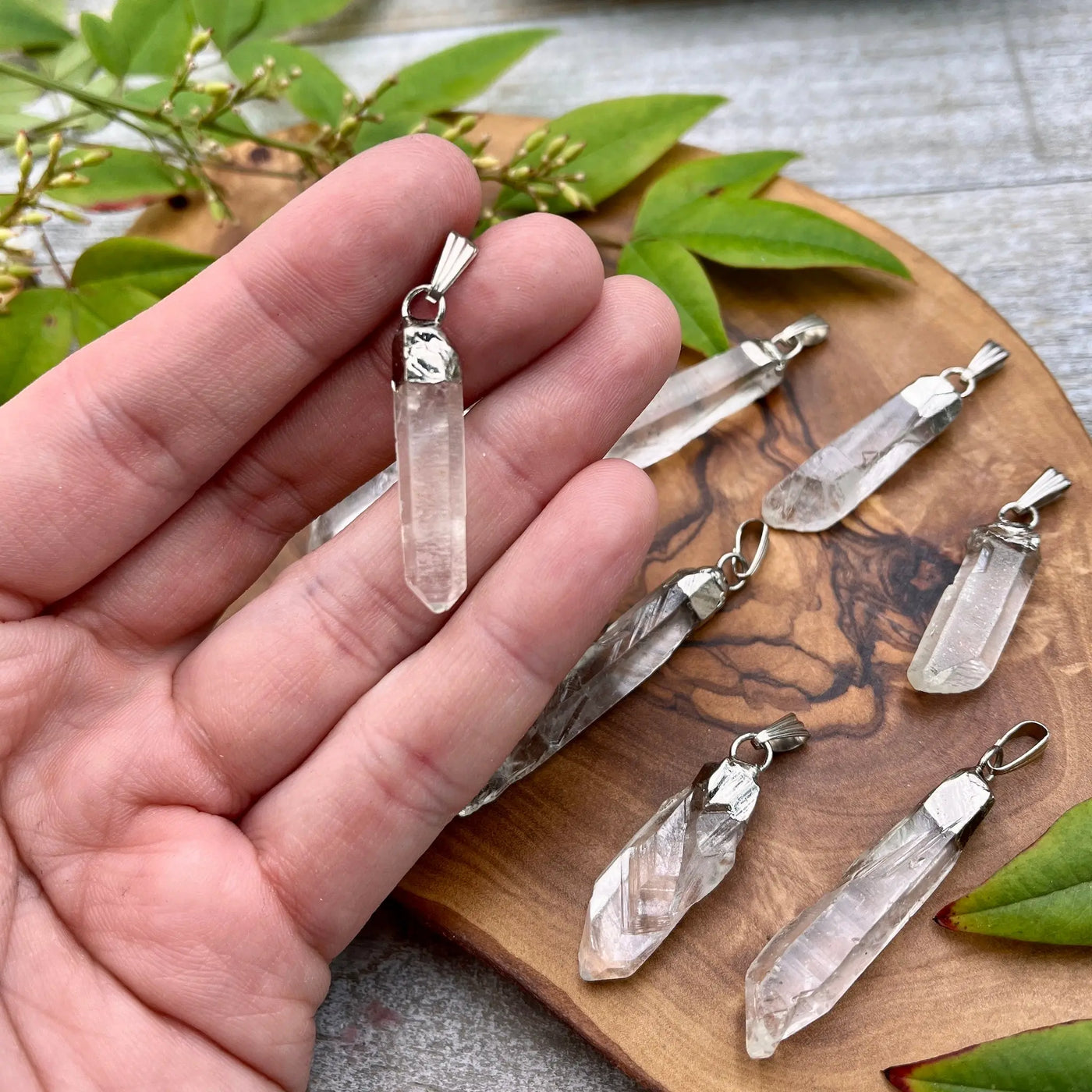 Dainty Quartz Point Pendant