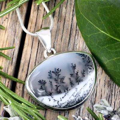 Dendritic Opal Pendant