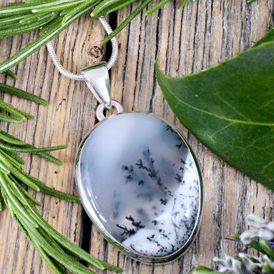 Dendritic Opal Pendant