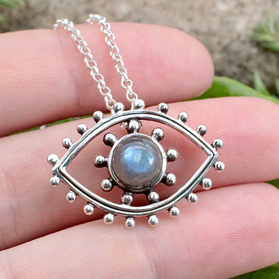 Labradorite Eye Pendant