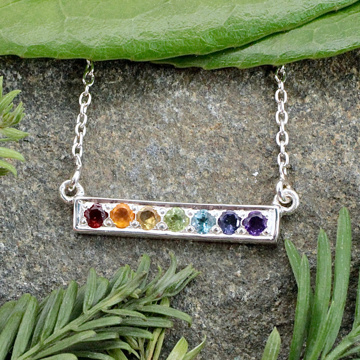 Chakra Bar Necklace