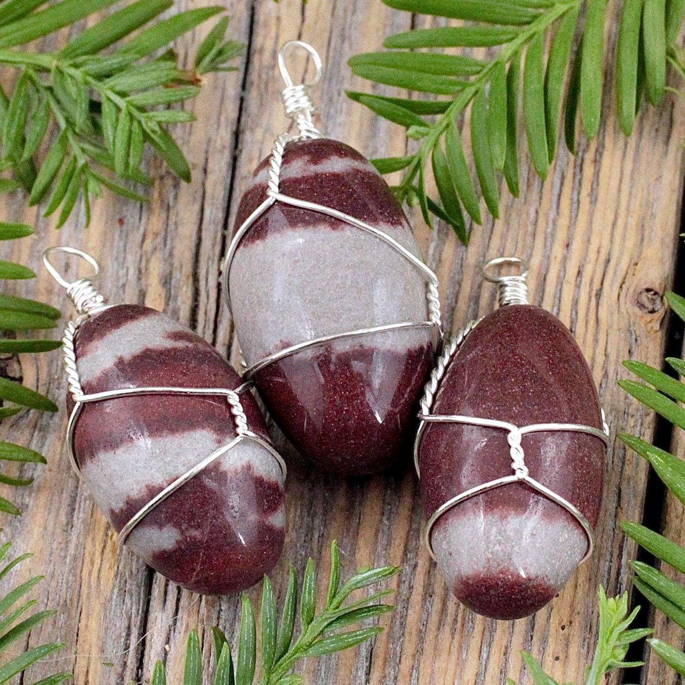 Shiva Lingam Wire Wrapped Pendant