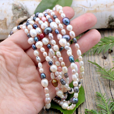 Mixed Pearl Necklace