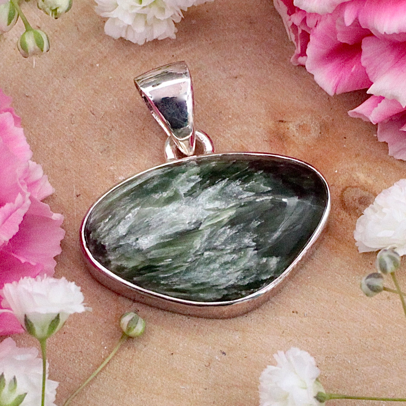 JN2541-Seraphinite-Pendant-Sterling-Silver-B