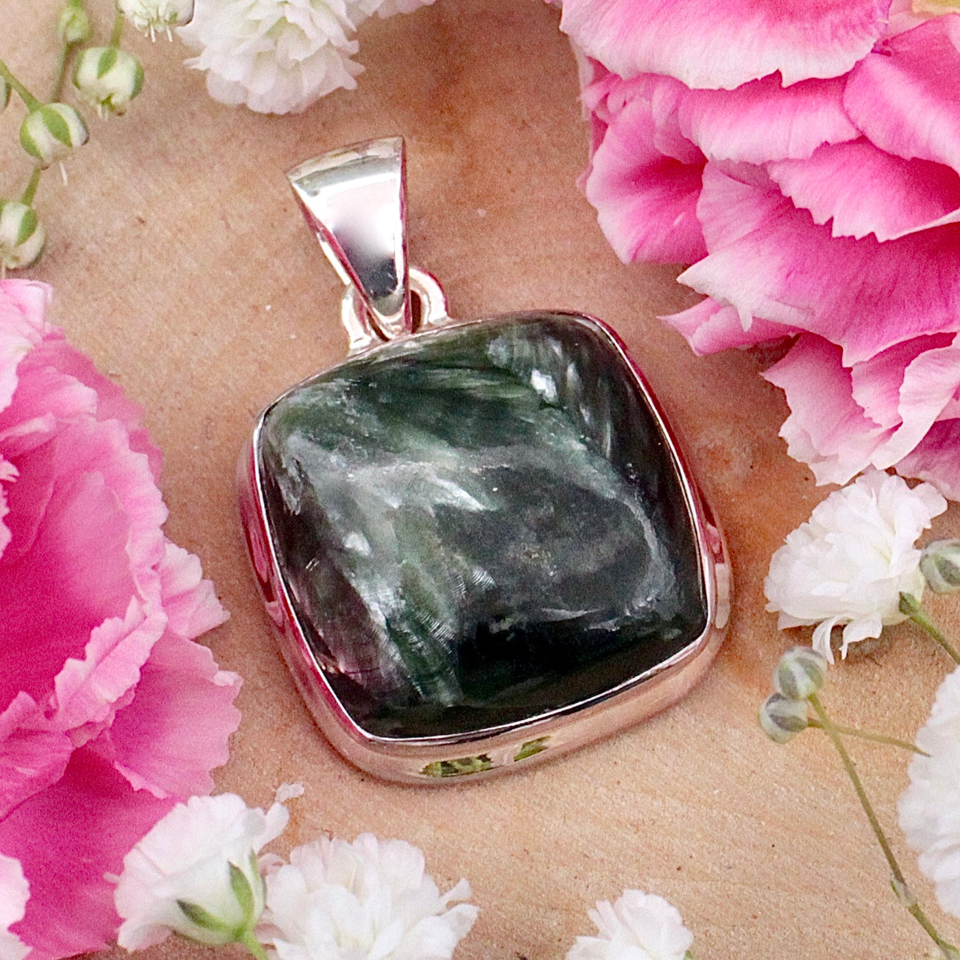 JN2546-Seraphinite-Pendant-Sterling-Silver-G