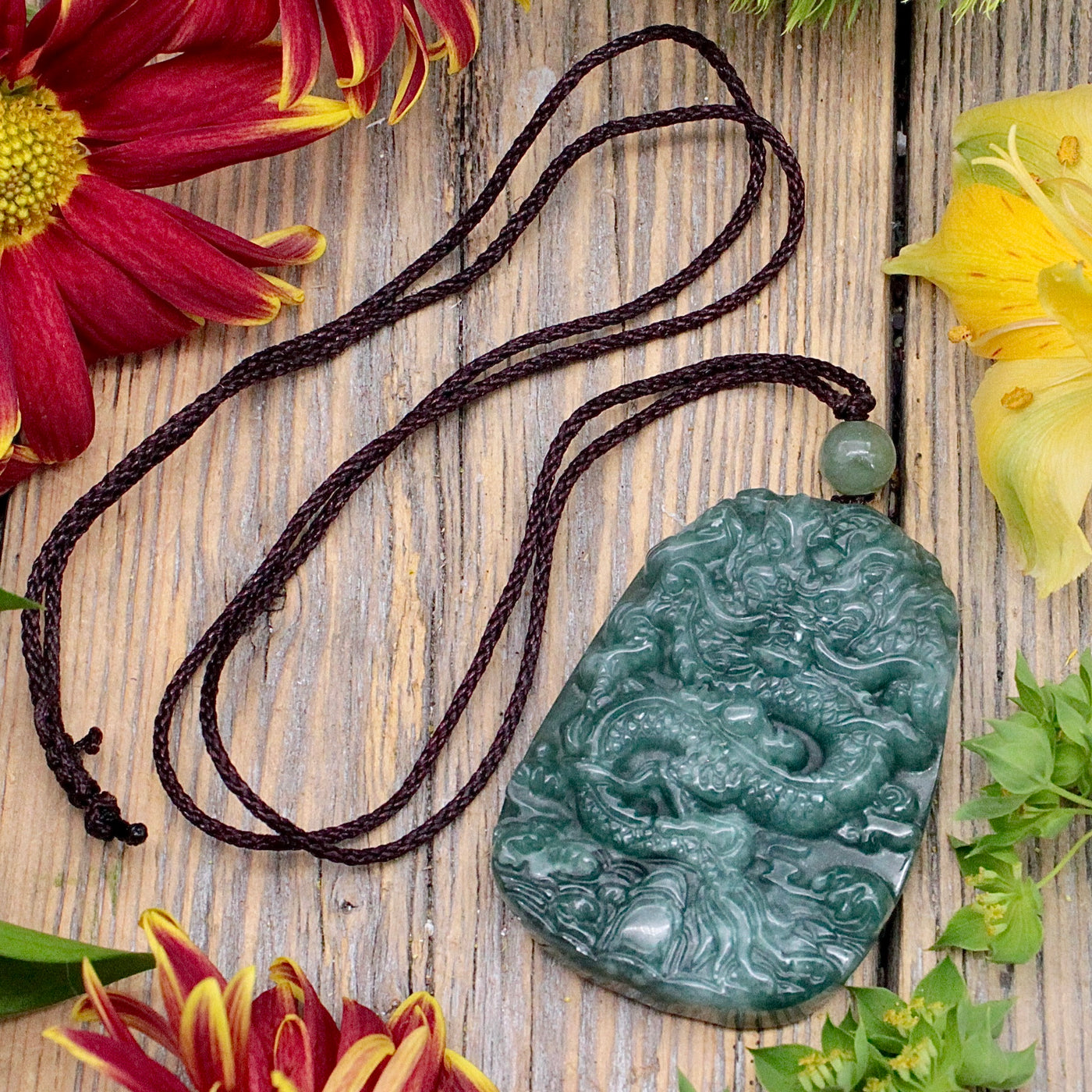 Jade Dragon Necklace