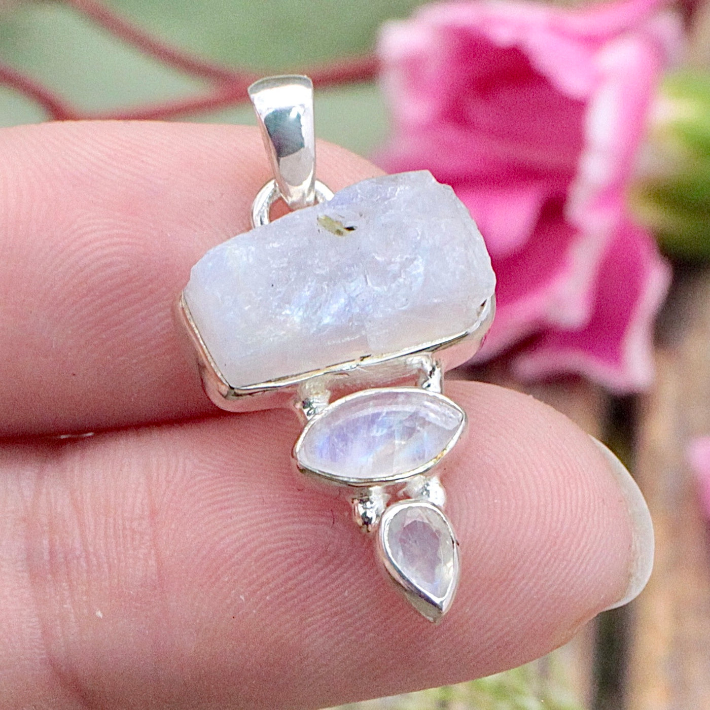 JN2623-Rainbow-Moonstone-Three-Stone-Pendant-2