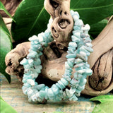 Larimar Chip Bracelet