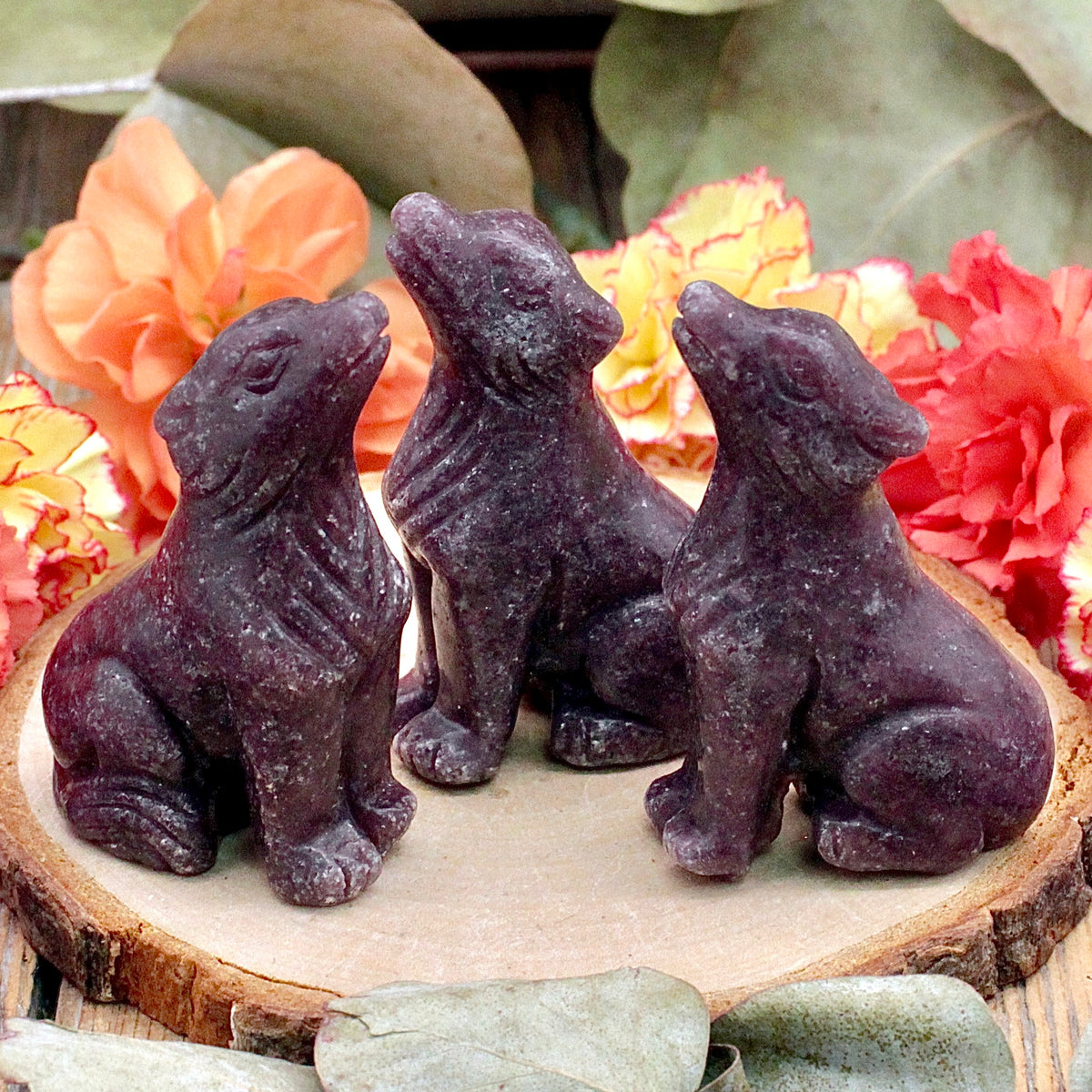 Lepidolite Wolf