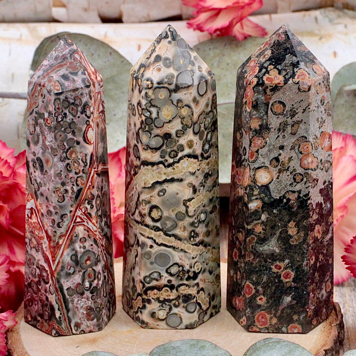 Leopardskin Jasper Tower